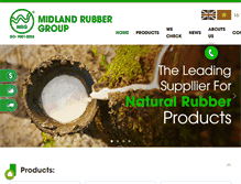 Tablet Screenshot of midlandrubber.com